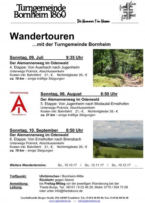 Turngemeinde Bornheim 1860 e.V. Website