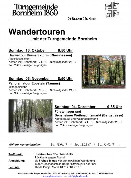 Turngemeinde Bornheim 1860 e.V. Website